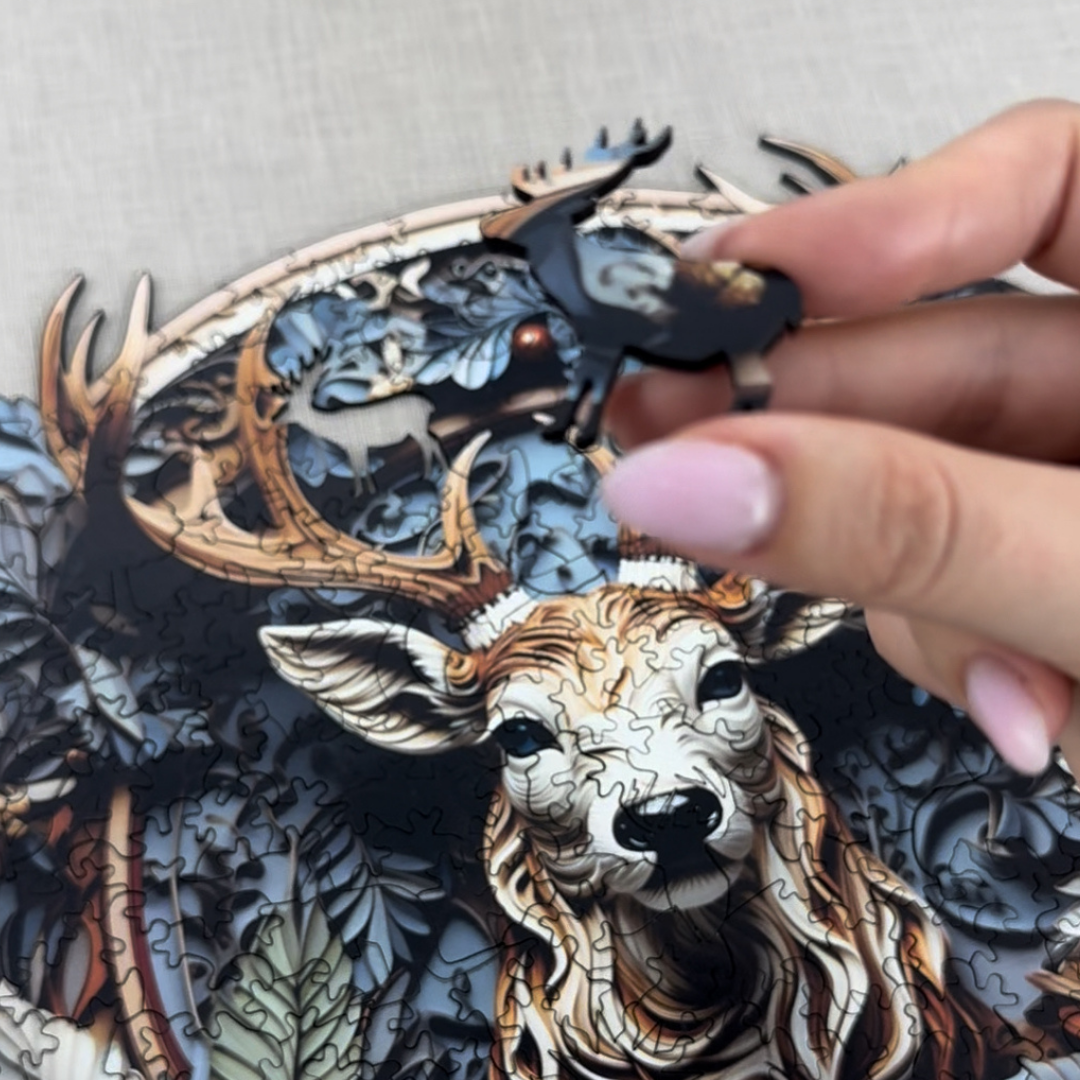 Geyik V2 - Ahşap Puzzle