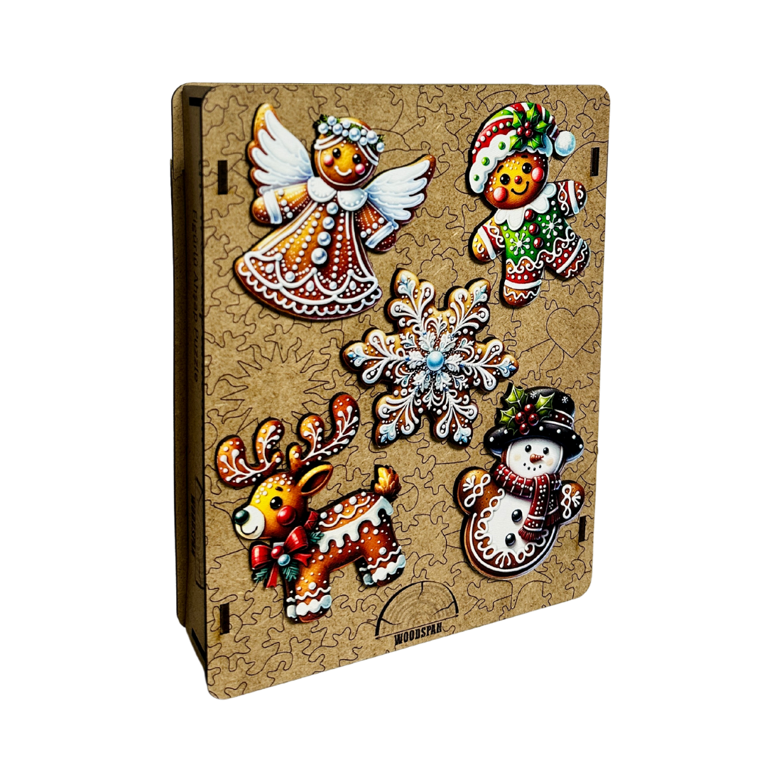 Kurabiye Kutusu - Ahşap Puzzle