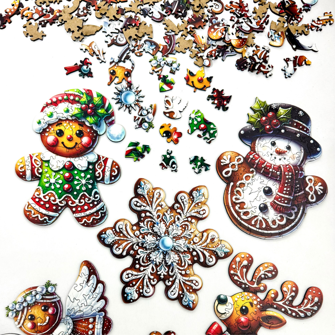 Kurabiye Kutusu - Ahşap Puzzle