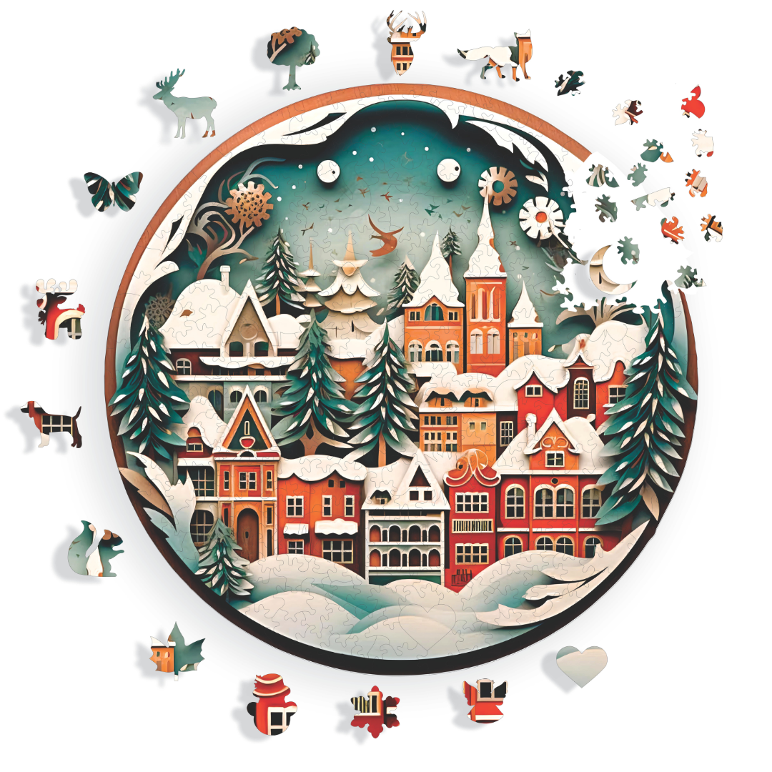 Beyaz Düş - Ahşap Puzzle