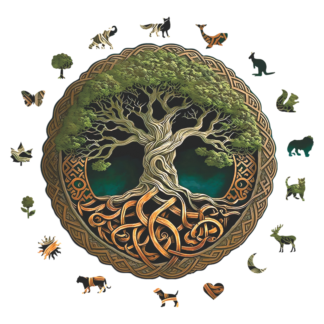 Celtic Ağacı - Ahşap Puzzle