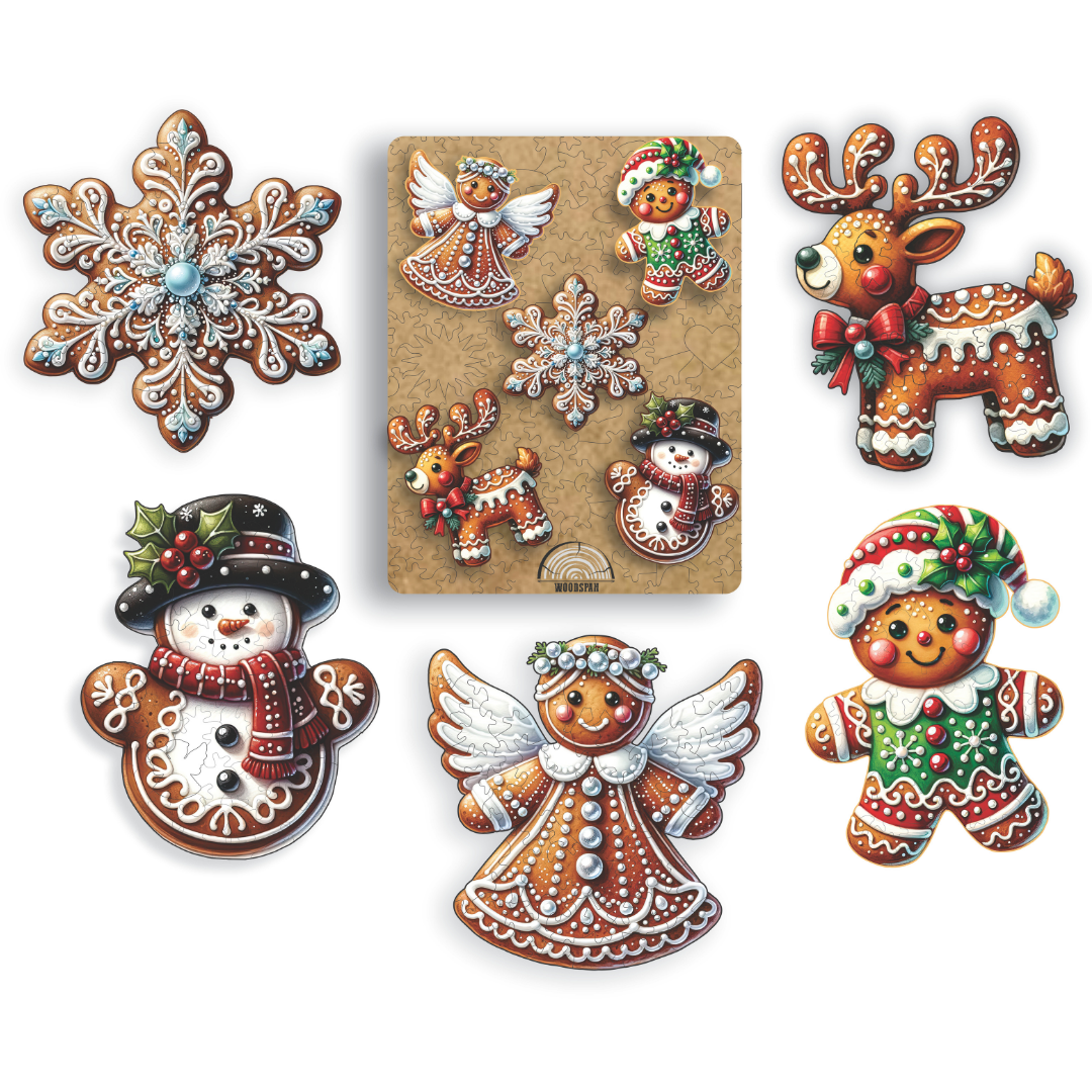 Kurabiye Kutusu - Ahşap Puzzle