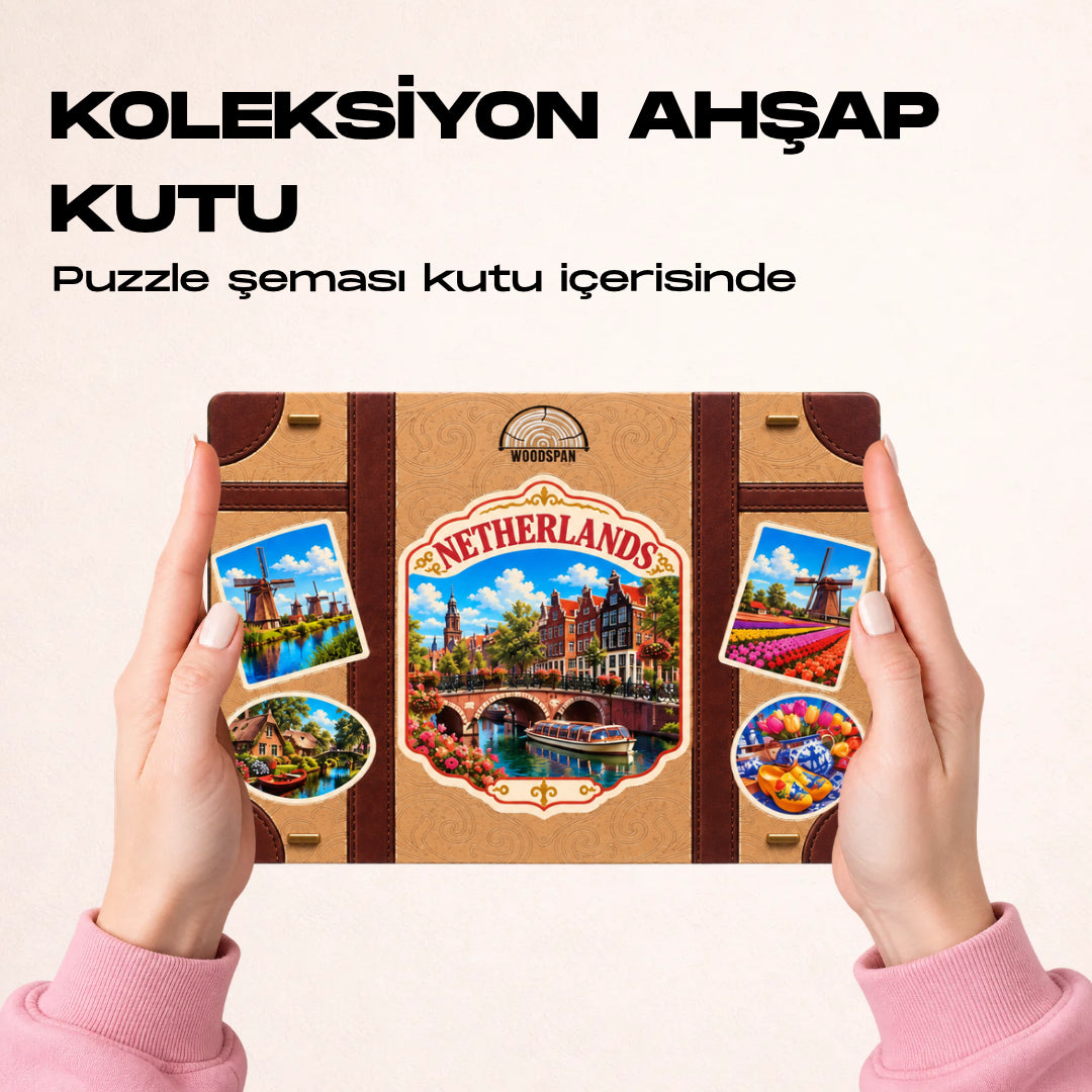 Hollanda - Ahşap Puzzle