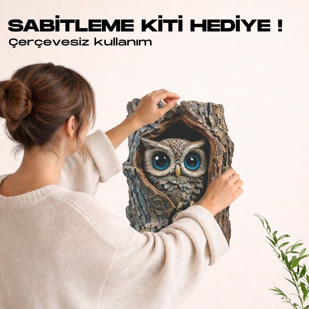 Kadim Baykuş - Ahşap Puzzle