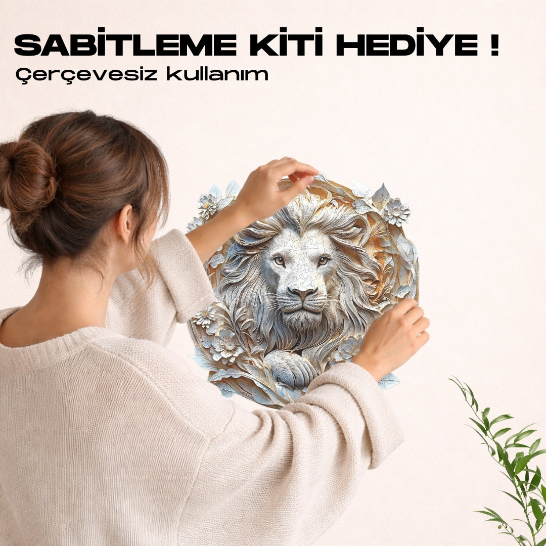 Beyaz Kral - Ahşap Puzzle