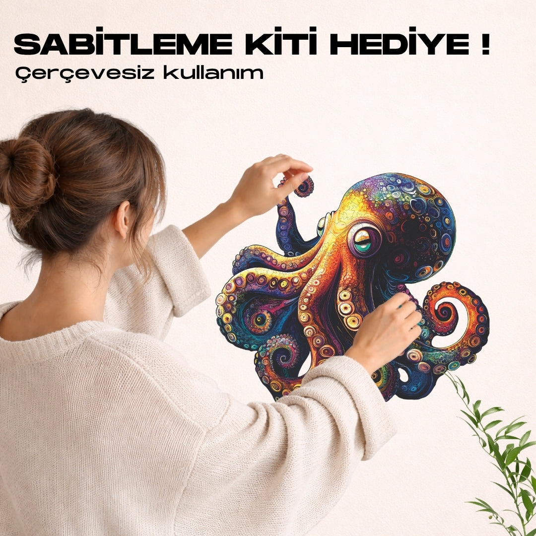 Ahtapot Ziya - Ahşap Puzzle