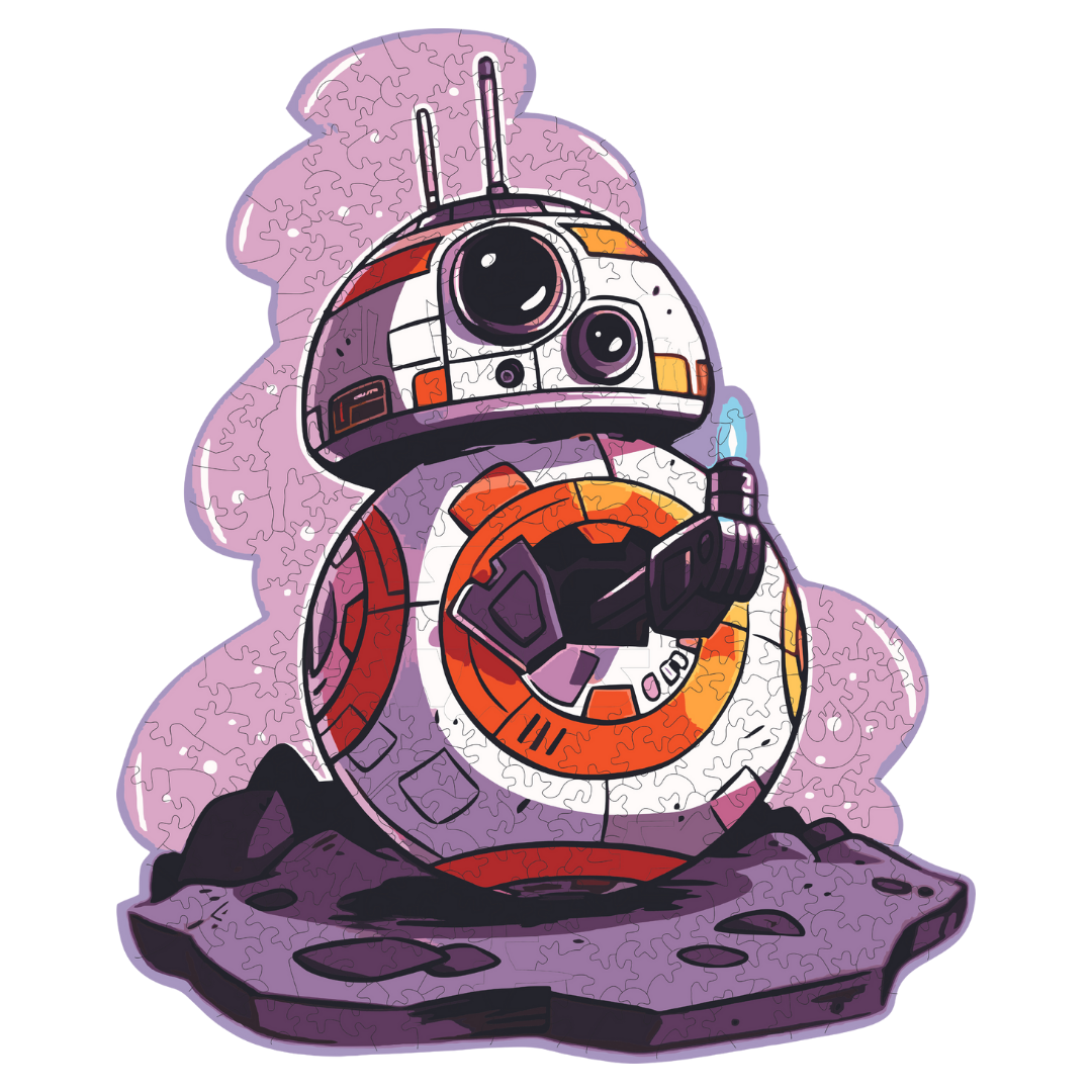 BB-8 Star Wars - Ahşap Puzzle
