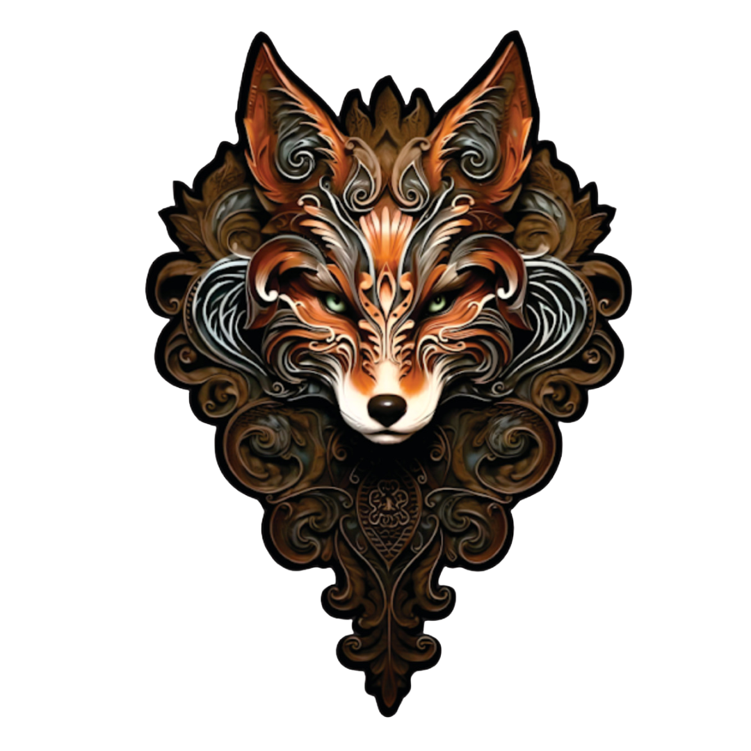 Royal Tilki - Ahşap Puzzle