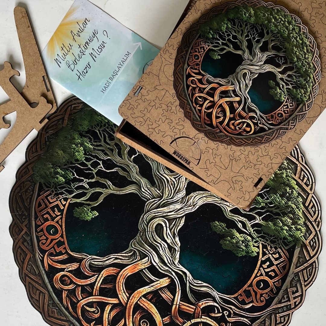 Celtic Ağacı - Ahşap Puzzle