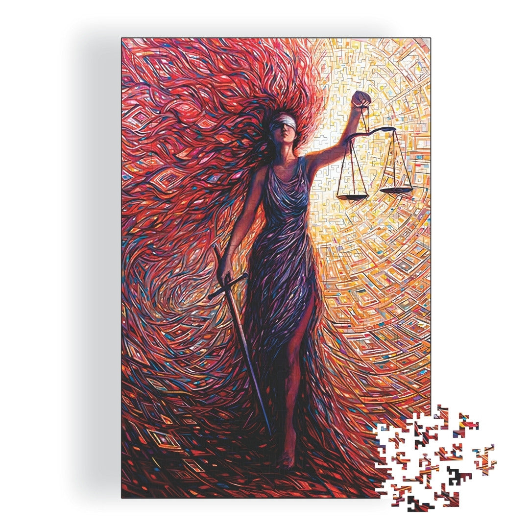 Maat : Adalet ve Denge - Ahşap Puzzle