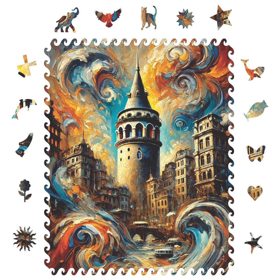 Zamanın İzinde: Galata - Ahşap Puzzle