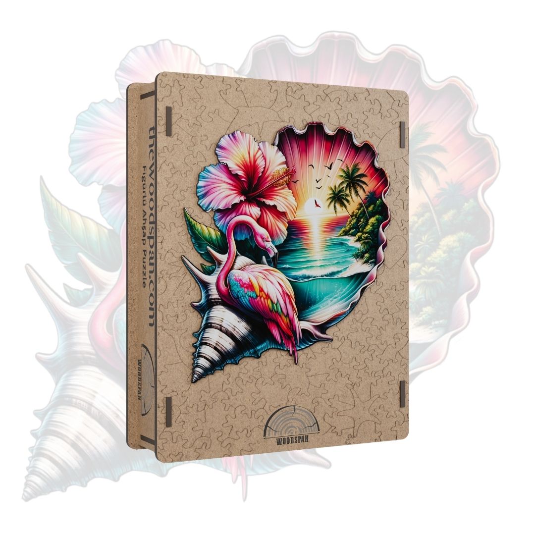 Pembe Ufuk - Ahşap Puzzle