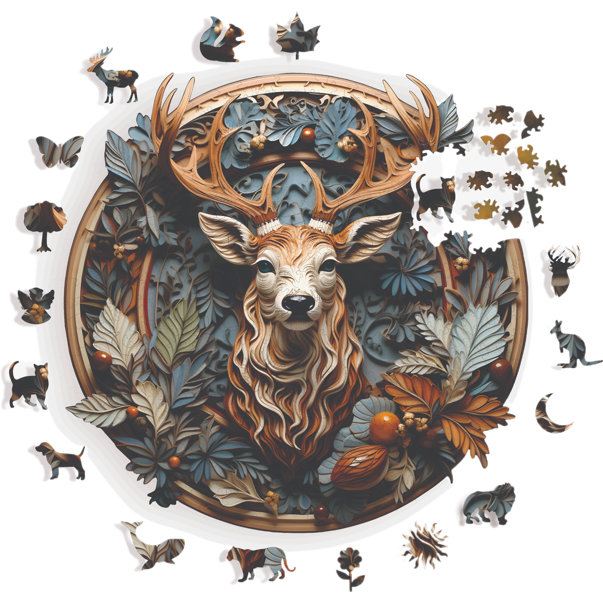 Geyik V2 - Ahşap Puzzle