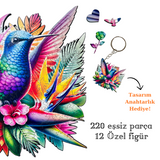 Hummingbird (Sinek Kuşu) - Ahşap Puzzle