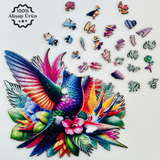 Hummingbird (Sinek Kuşu) - Ahşap Puzzle