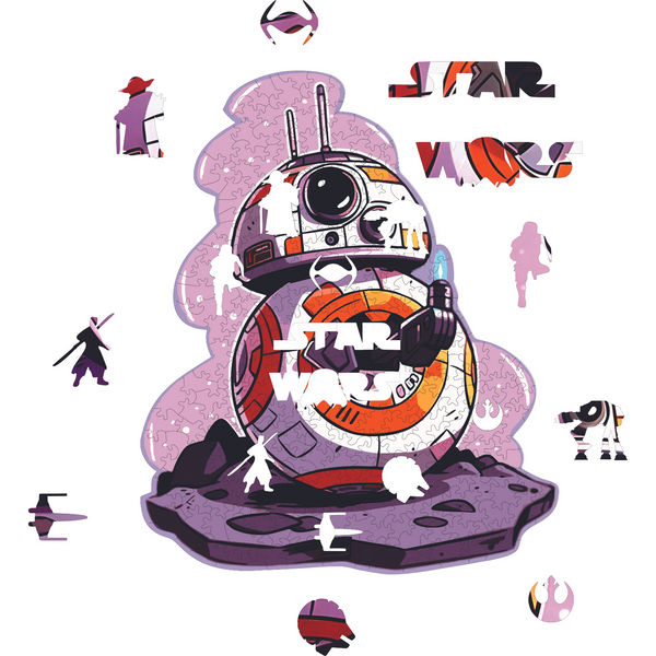 BB-8 Star Wars - Ahşap Puzzle