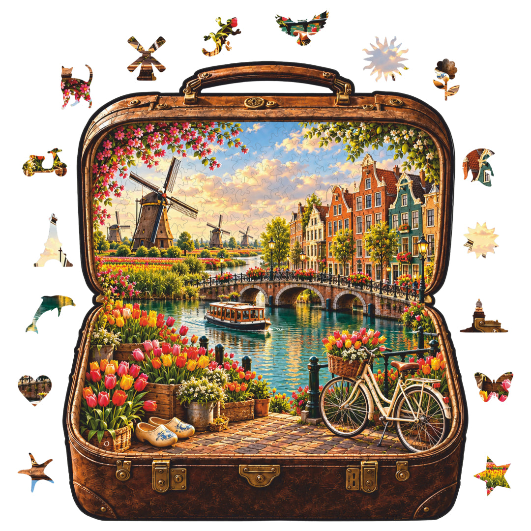Hollanda - Ahşap Puzzle