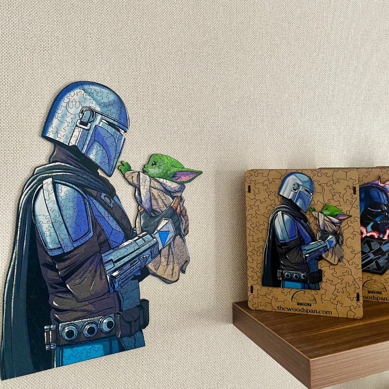 Mandalorian - Ahşap Puzzle