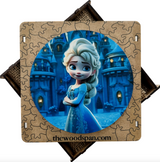 Kraliçe Elsa - Çocuk Ahşap Puzzle