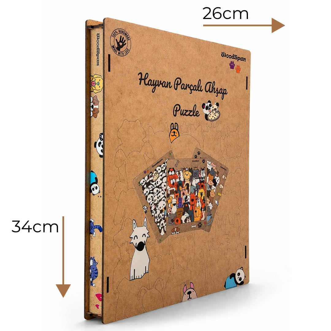 Pandopia - Standlı Ahşap Puzzle