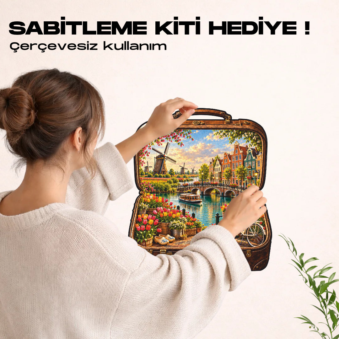 Hollanda - Ahşap Puzzle