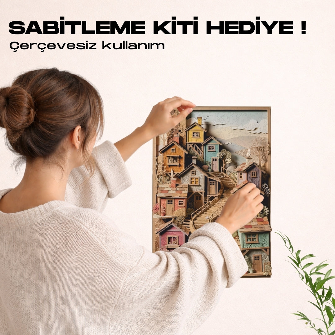 Masal Sokağı - Ahşap Puzzle