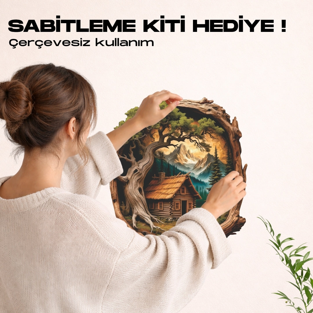 Ağaç Ev - Ahşap Puzzle