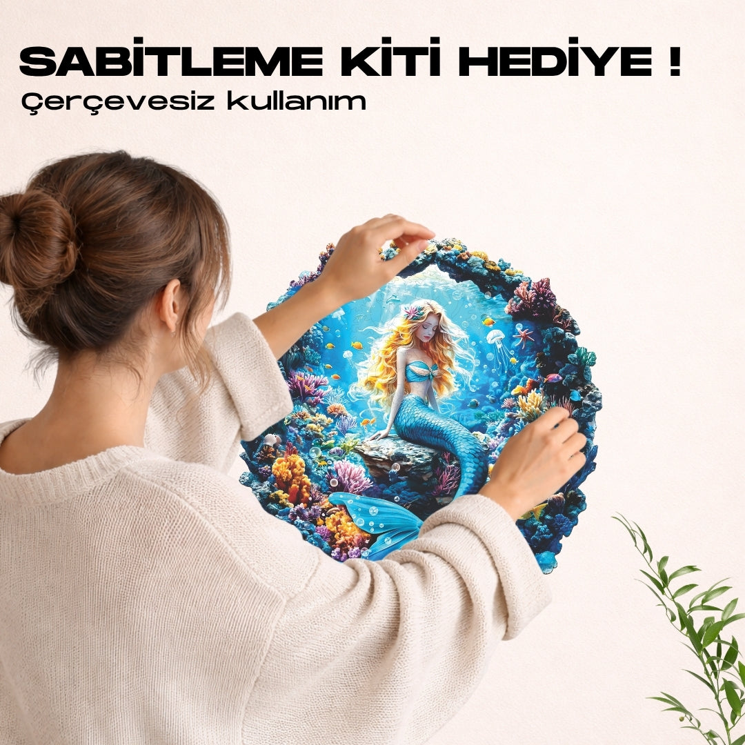 Deniz Kızı - Ahşap Puzzle