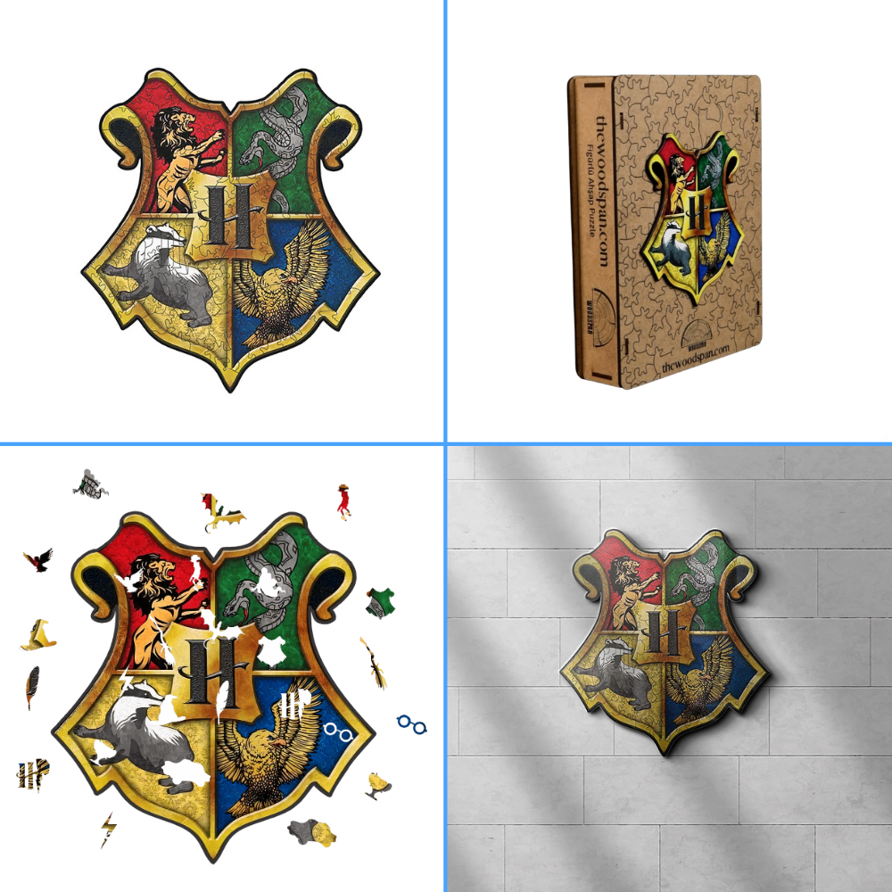 Hogwarts - Ahşap Puzzle