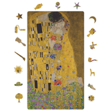 The Kiss by Gustav Klimt - Ahşap Puzzle