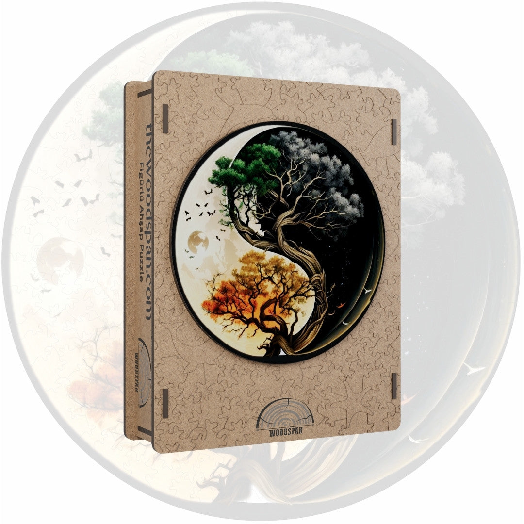 Yin Yang - Ahşap Puzzle