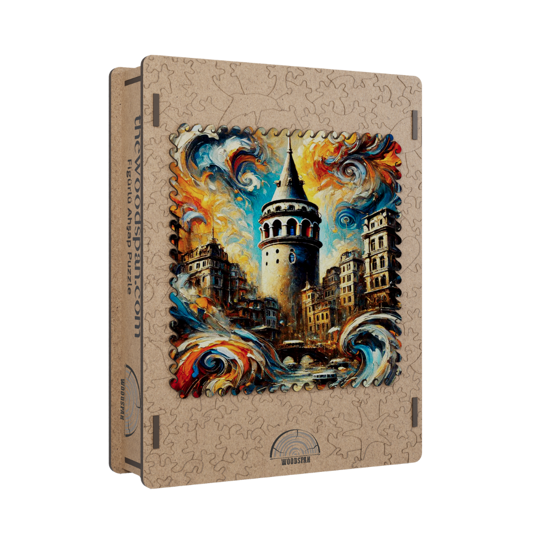 Zamanın İzinde: Galata  - Ahşap Puzzle