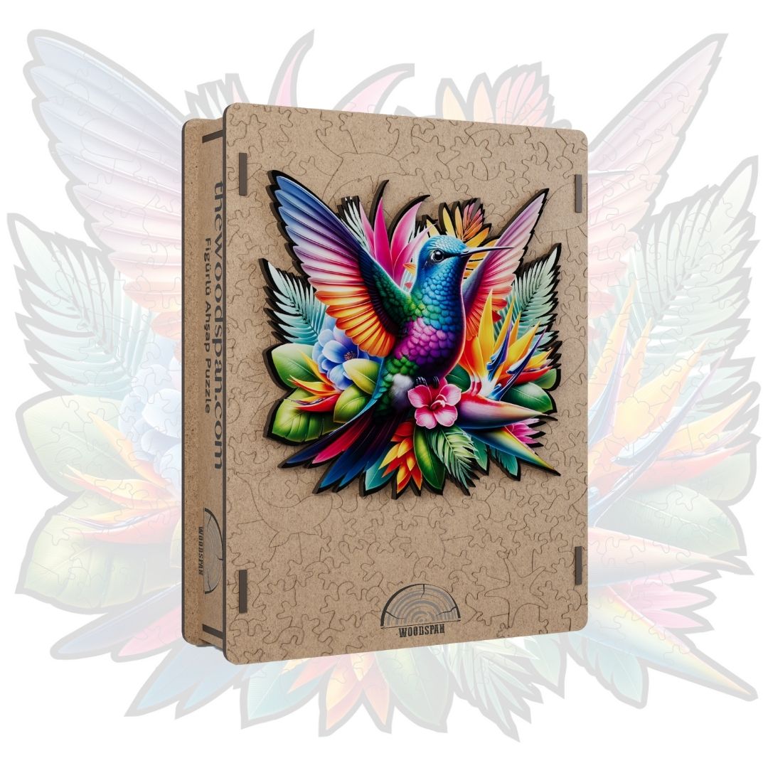 Hummingbird (Sinek Kuşu) - Ahşap Puzzle
